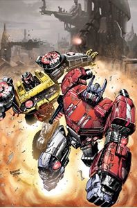 Picture of FALL OF CYBERTRON 01 - COVER ART PRINT