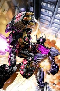 Picture of FALL OF CYBERTRON 04 - COVER ART PRINT